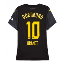 Borussia Dortmund Julian Brandt #10 Bortatröja Dam 2024-25 Korta ärmar